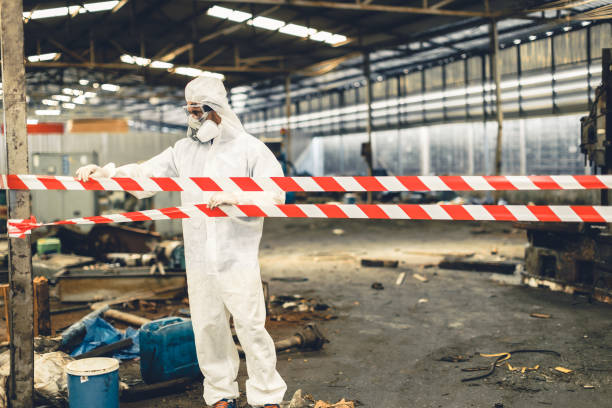 Professional Biohazard technician working in Williamsburg, IA